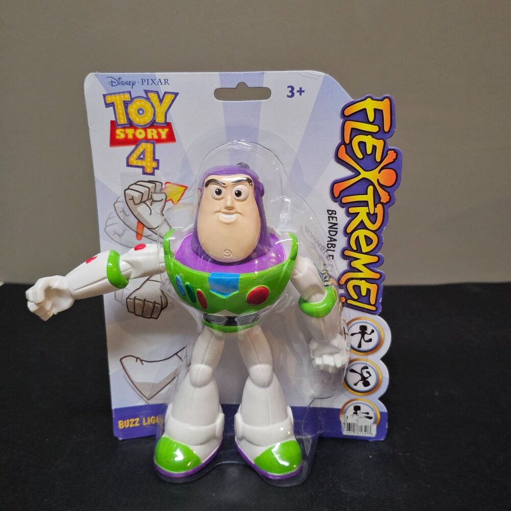 New Toy Story 4 Buzz Lightyear Flextreme Toy Bendable 7 Inch